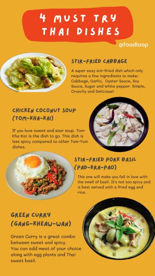 Thai food beginner plate