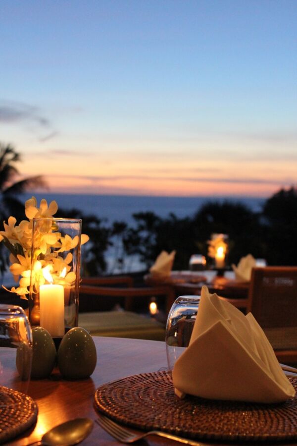 Cozy Thai restaurant night