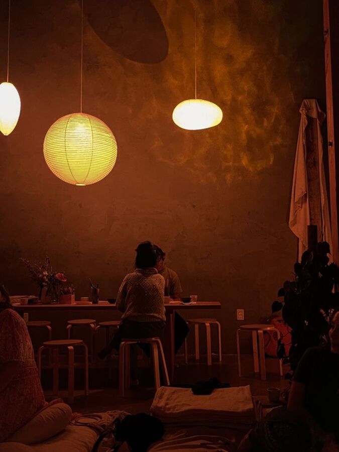 Cozy Thai restaurant night