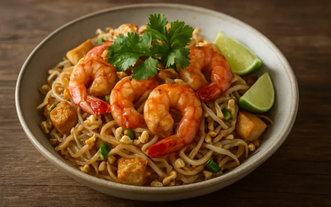 Pad thaï aux crevettes : la recette thaïlandaise facile à préparer chez soi