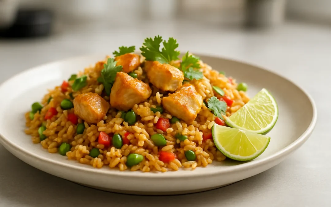 Riz thaï au poulet : la recette du khao pat à cuisiner chez soi